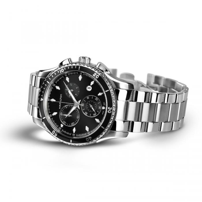 Relógio Hamilton JAZZMASTER SEAVIEW CHRONO H37512131 - Quartzo 44mm