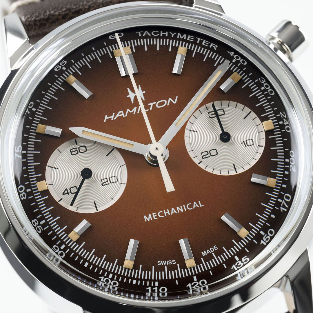 Relógio Hamilton American Classic Intra-matic Chronograph H Mecânico 40mm H38429591