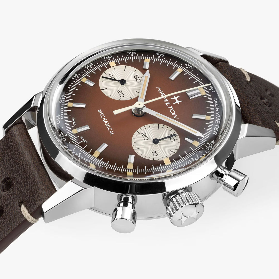 Relógio Hamilton American Classic Intra-matic Chronograph H Mecânico 40mm H38429591
