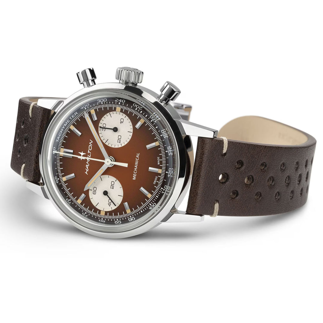 Relógio Hamilton American Classic Intra-matic Chronograph H Mecânico 40mm H38429591
