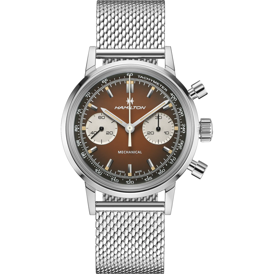 Relógio Hamilton American Classic Intra-matic Chronograph H Mecânico 40mm H38429591