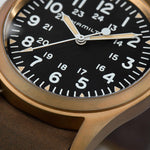 Carregue a imagem no visualizador da Galeria, Hamilton KHAKI FIELD MECHANICAL BRONZE H69459530 - 38mm
