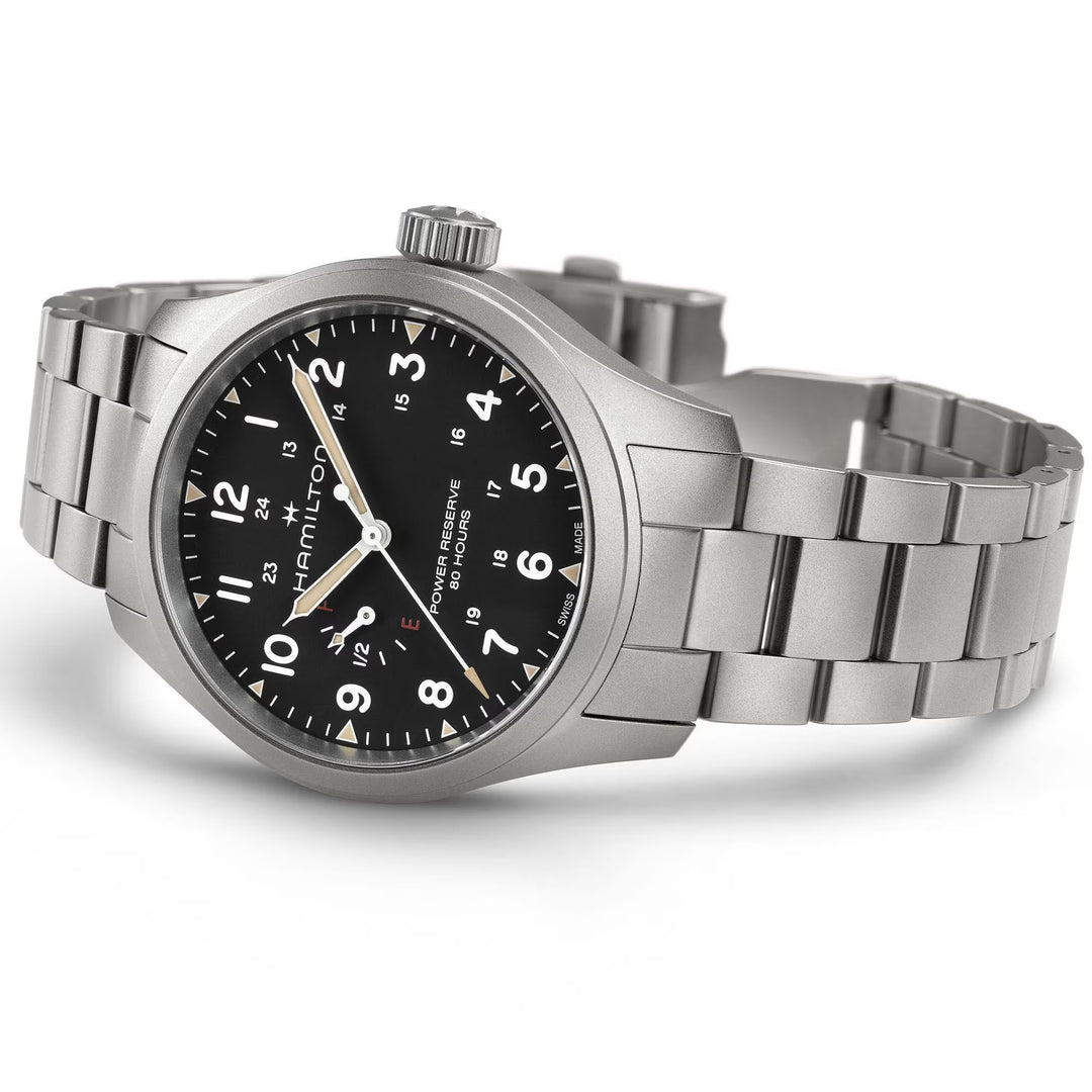 Relógio Hamilton H69509130 Khaki Field Mechanical Power Reserve 40mm