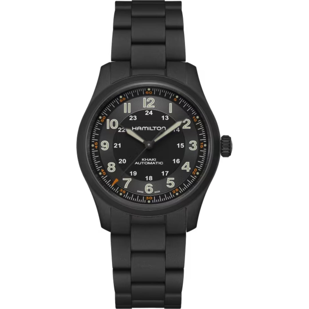 Relógio Hamilton Khaki Field TITANIUM - H70215130 - Automático 38mm