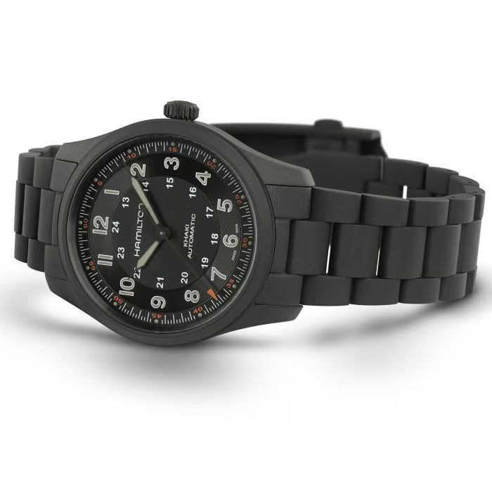Relógio Hamilton Khaki Field TITANIUM - H70215130 - Automático 38mm