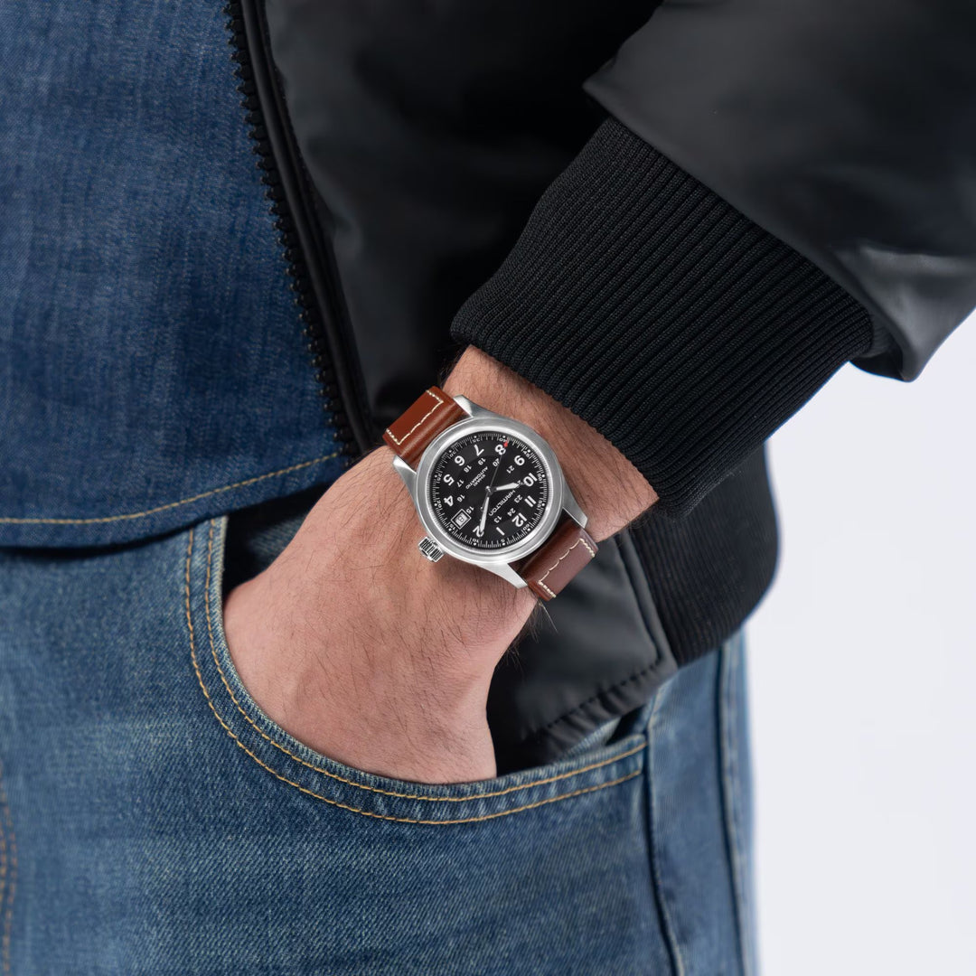 Relógio Hamilton Khaki Field Automático 38mm H70455533