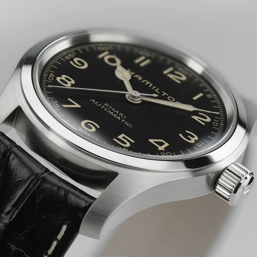 Relógio Hamilton Khaki Field Murph Automático 42mm Bracelet Bundle H70605732