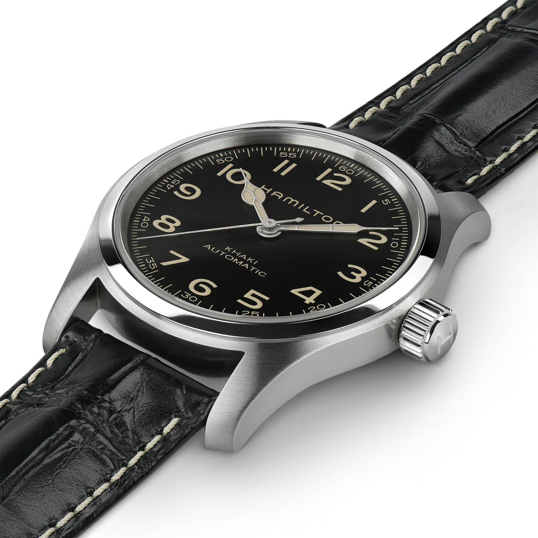 Relógio Hamilton Khaki Field Murph Automático 42mm Bracelet Bundle H70605732