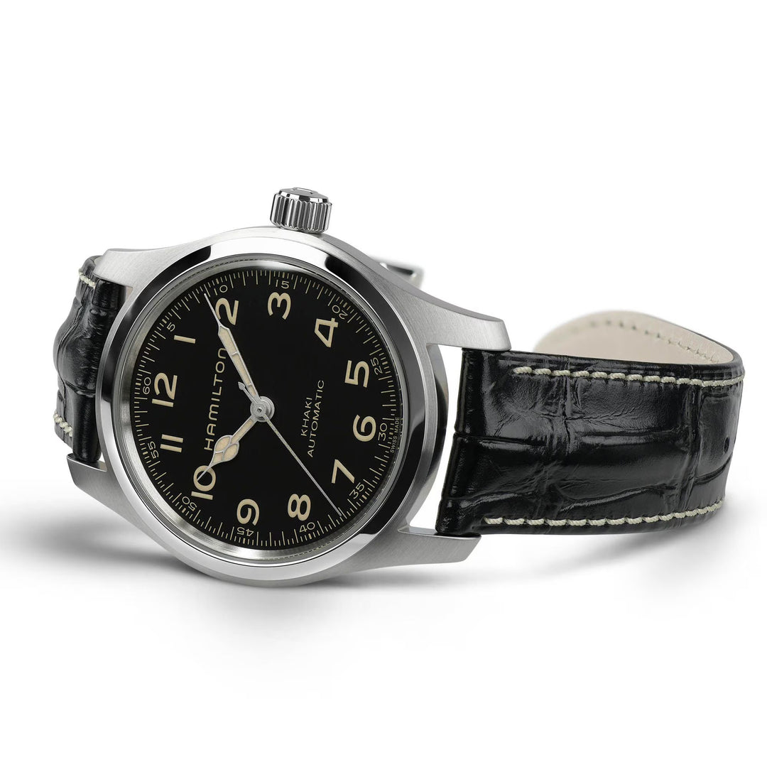 Relógio Hamilton Khaki Field Murph Automático 42mm Bracelet Bundle H70605732