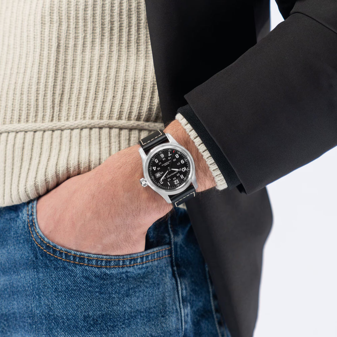 Relógio Hamilton Khaki Field Automático 42mm H70605733