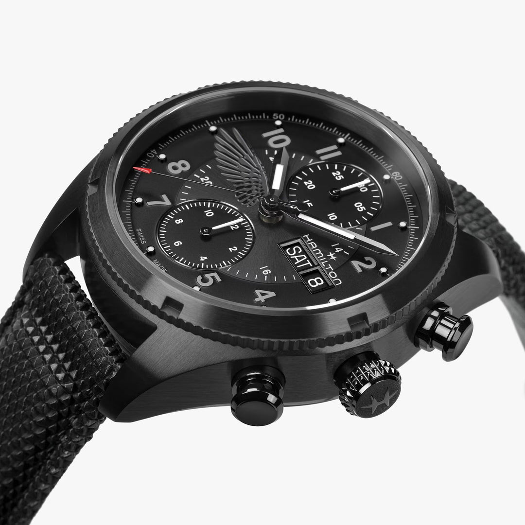 Relógio Hamilton Khaki Field Auto Chrono Resident Evil Requiem Limited Edition Automatic 42mm H71636330
