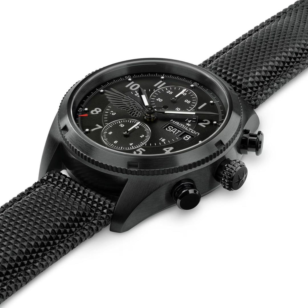 Relógio Hamilton Khaki Field Auto Chrono Resident Evil Requiem Limited Edition Automatic 42mm H71636330