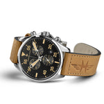 Carregue a imagem no visualizador da Galeria, Relógio Hamilton Khaki Aviation Pilot Chrono Quartzo 44mm H76722531
