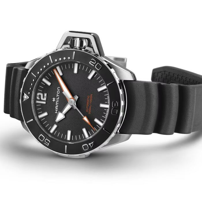 Relógio Hamilton Khaki Navy FROGMAN AUTO - H77455330 - Automático 41mm