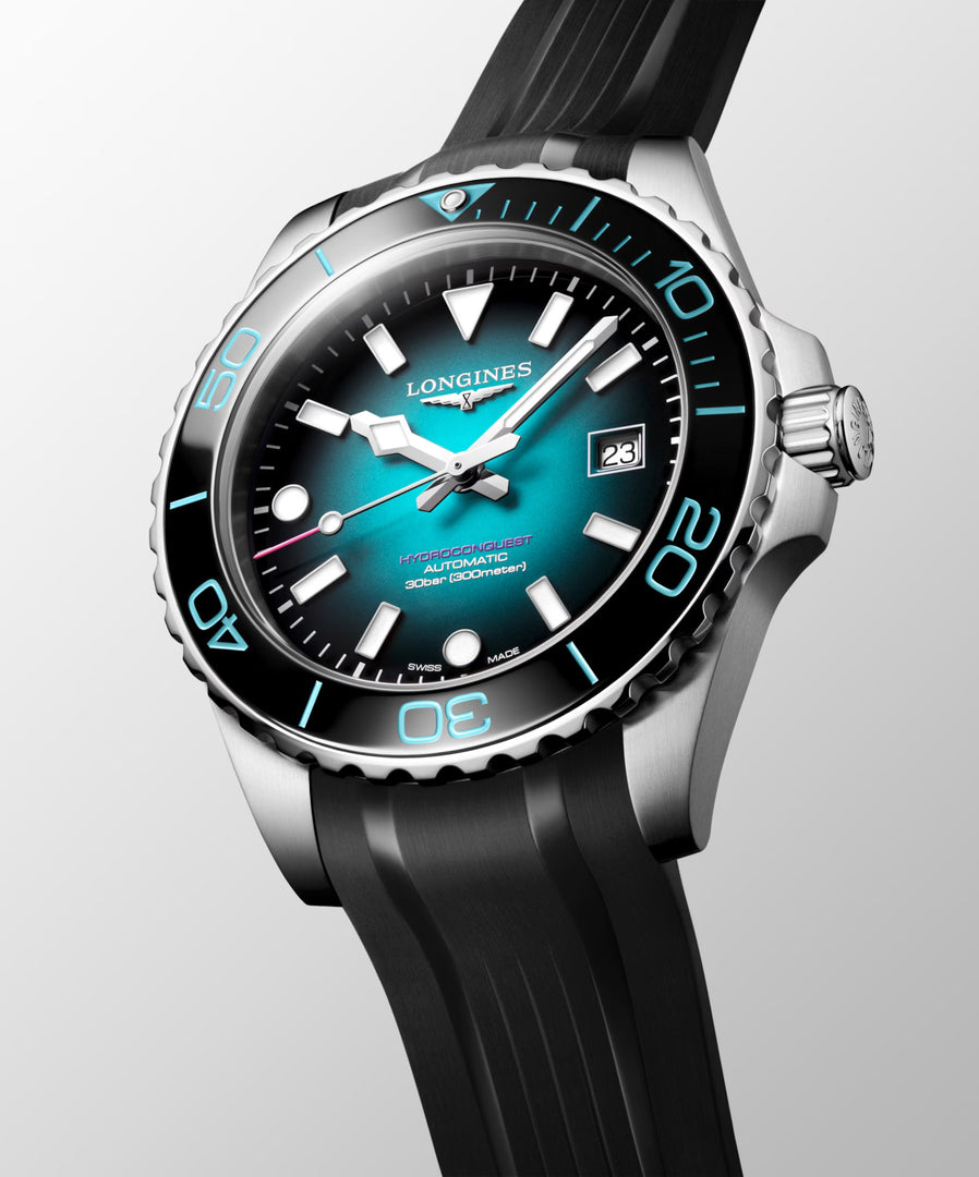 Relógio Longines L3.788.4.09.9 HYDROCONQUEST 2026 COMMONWEALTH GAMES Automático 42mm