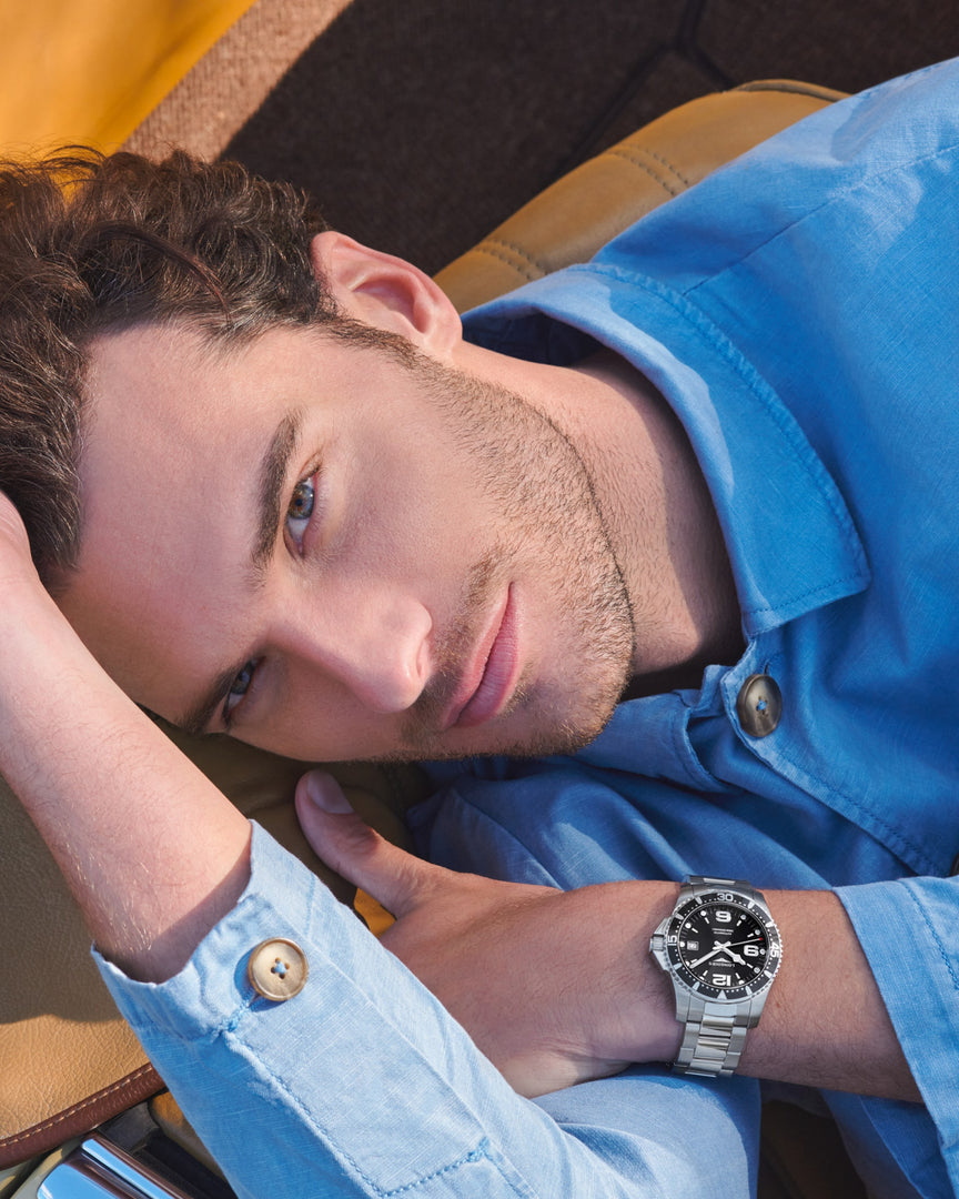 Relógio Longines L3.742.4.56.6 HYDROCONQUEST 41mm