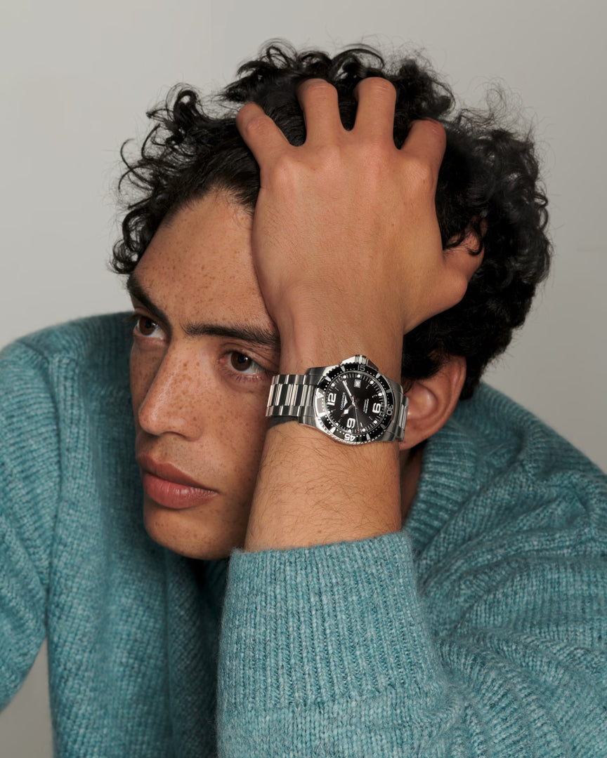 Relógio Longines L3.742.4.56.6 HYDROCONQUEST 41mm