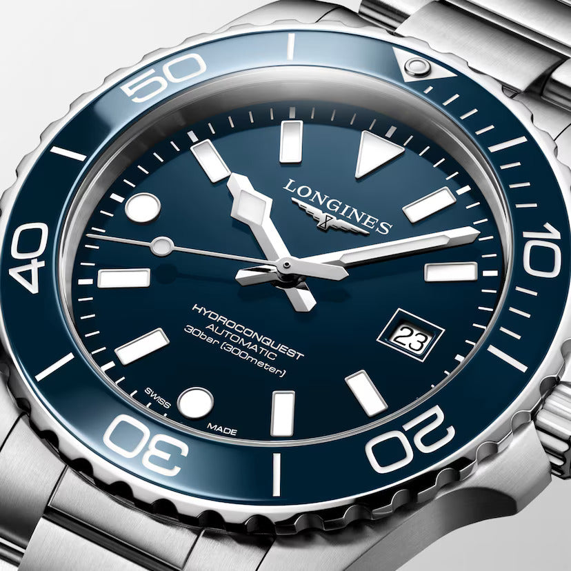 Relógio Longines L3.788.4.96.6 HYDROCONQUEST Automático 42mm