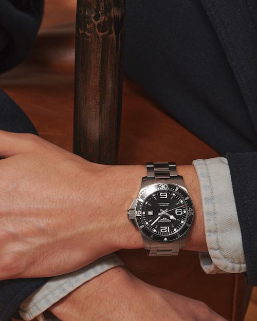 Relógio Longines L3.841.4.56.6 HYDROCONQUEST Automático 44mm
