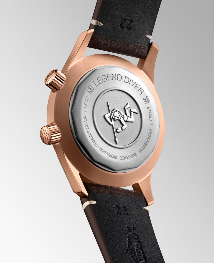 Relógio LONGINES LEGEND DIVER BRONZE L37741502 - 42mm Automático