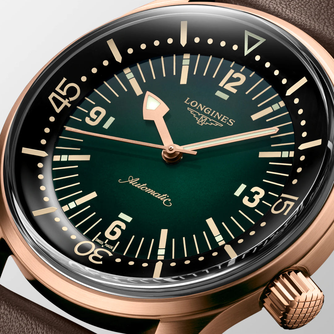 Relógio LONGINES LEGEND DIVER BRONZE L37741502 - 42mm Automático