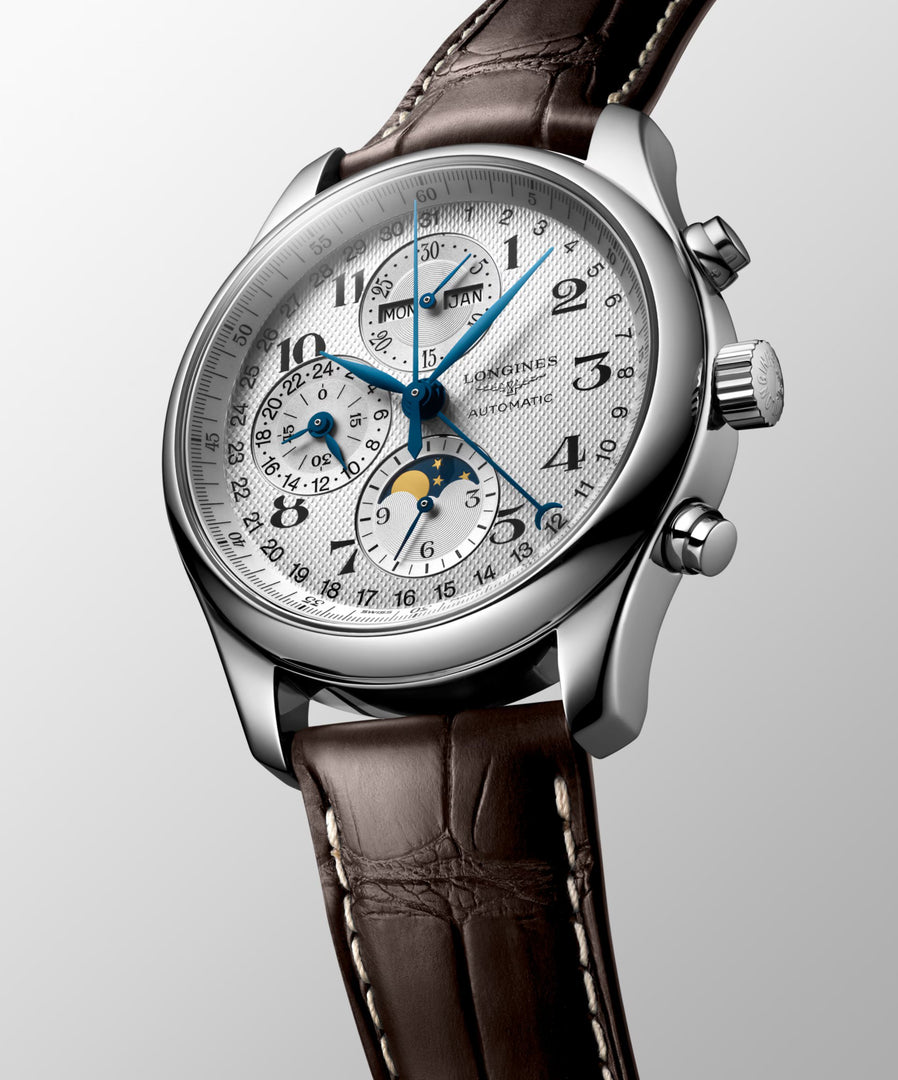 Relógio Longines L2.773.4.78.3 MASTER COLLECTION CHRONO MOONPHASE 42mm