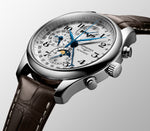 Carregue a imagem no visualizador da Galeria, Relógio Longines L2.773.4.78.3 MASTER COLLECTION CHRONO MOONPHASE 42mm
