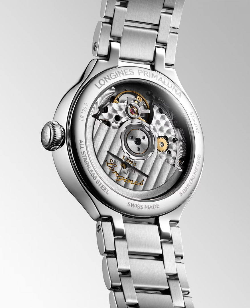 Relógio Feminino Longines L8.126.0.71.6 PRIMALUNA MOONPHASE 34mm