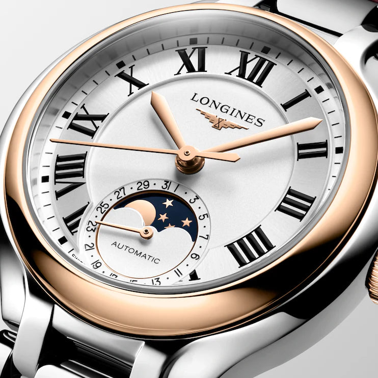 Relógio Feminino Longines L8.126.5.71.2 PRIMALUNA MOONPHASE 34mm