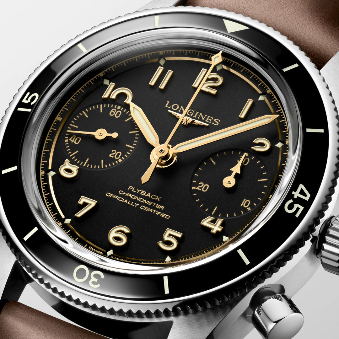 Relógio Longines L3.721.4.53.2 LONGINES SPIRIT PILOT FLYBACK