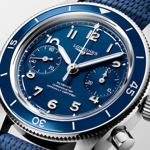 Relógio Longines L3.721.4.93.9 SPIRIT PILOT FLYBACK