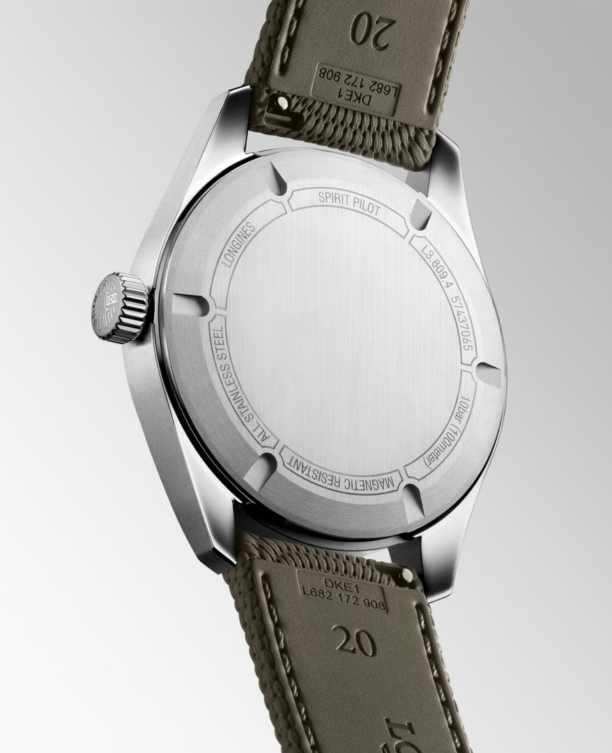 Relógio Longines L3.809.4.53.9 SPIRIT PILOT 39mm Automático