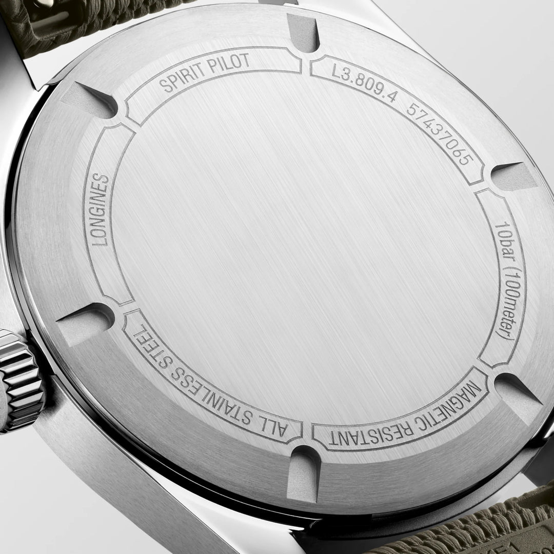 Relógio Longines L3.809.4.53.9 SPIRIT PILOT 39mm Automático