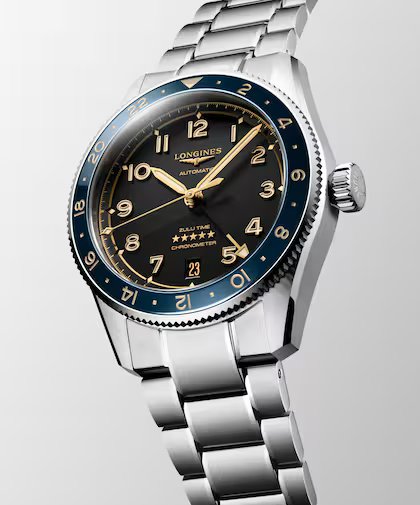 Relógio Longines SPIRIT ZULU TIME L3.802.4.60.6 - Automático 39mm
