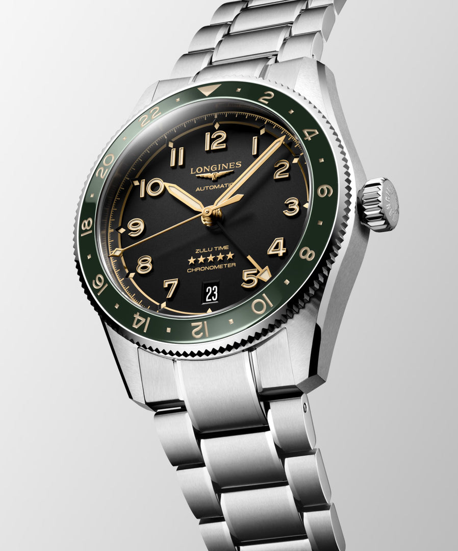 Relógio Longines SPIRIT ZULU TIME 39mm L38024636 Automático Unissex