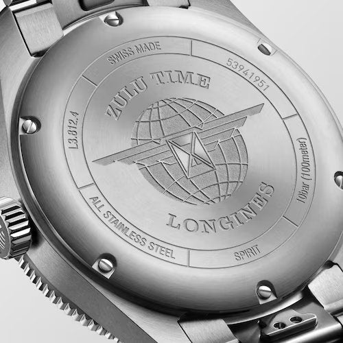 Relógio Longines SPIRIT ZULU TIME L3.812.4.60.6 - Automático 42mm