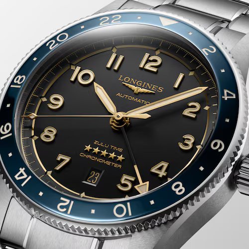 Relógio Longines SPIRIT ZULU TIME L3.812.4.60.6 - Automático 42mm