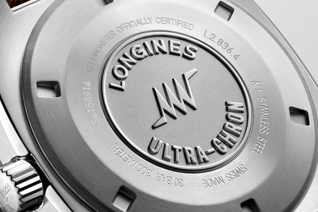 Relógio Longines Accuracy L2.836.4.52.2 - Automático 43mm