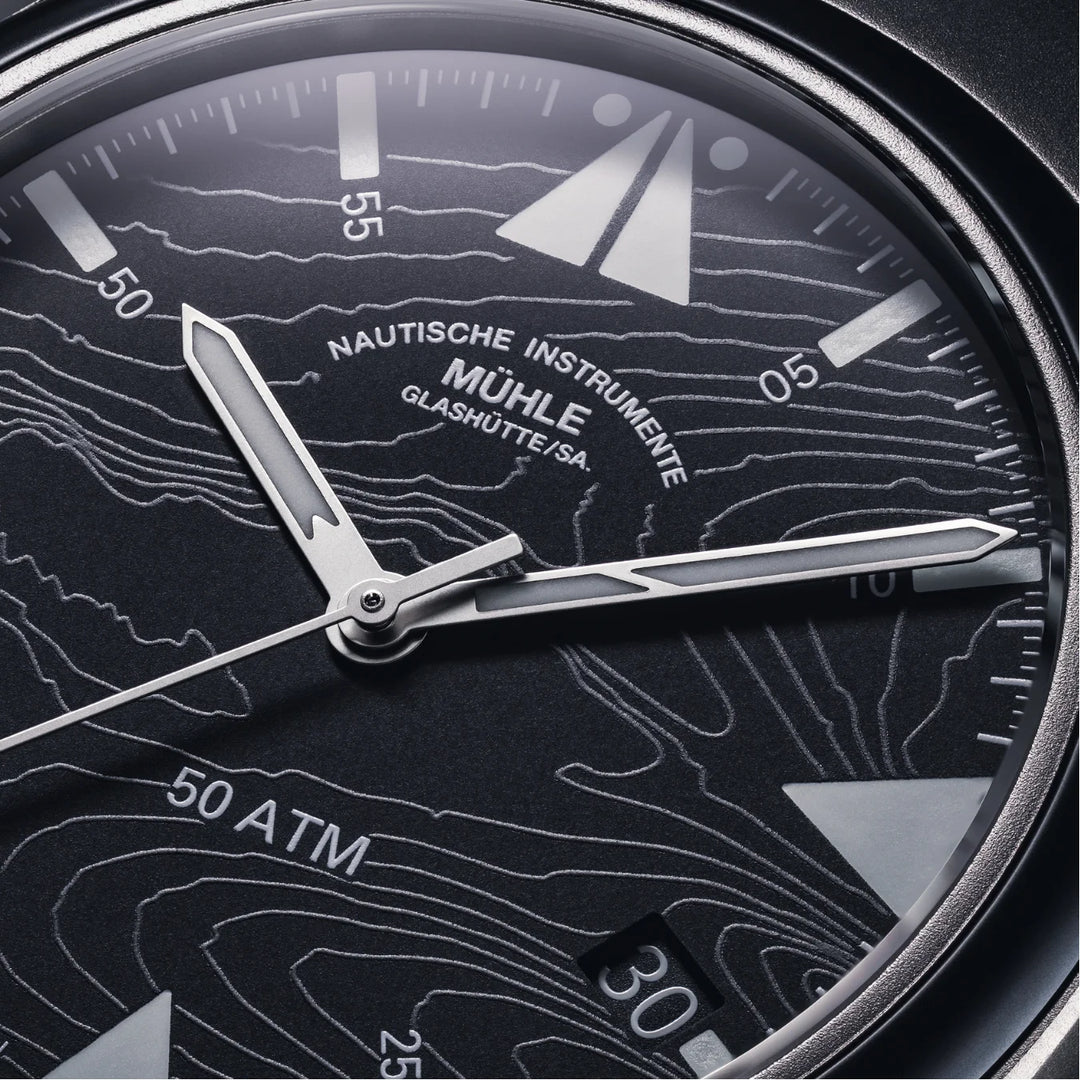 Relógio Mühle-Glashütte M1-51-03-2025-KB. S.A.R. Mission-Timer “160 Years DGzRS” Automático