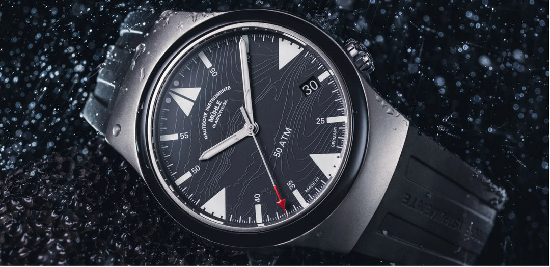 Relógio Mühle-Glashütte M1-51-03-2025-KB. S.A.R. Mission-Timer “160 Years DGzRS” Automático