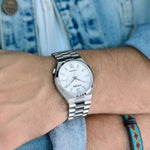 Carregue a imagem no visualizador da Galeria, Relógio Citizen Tsuyosa NJ015 Branco - Automático - 40mm
