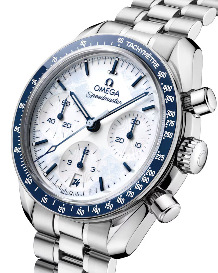 Relógio Omega Speedmaster 38 522.30.38.50.04.001 Milano Cortina 2026 Automático