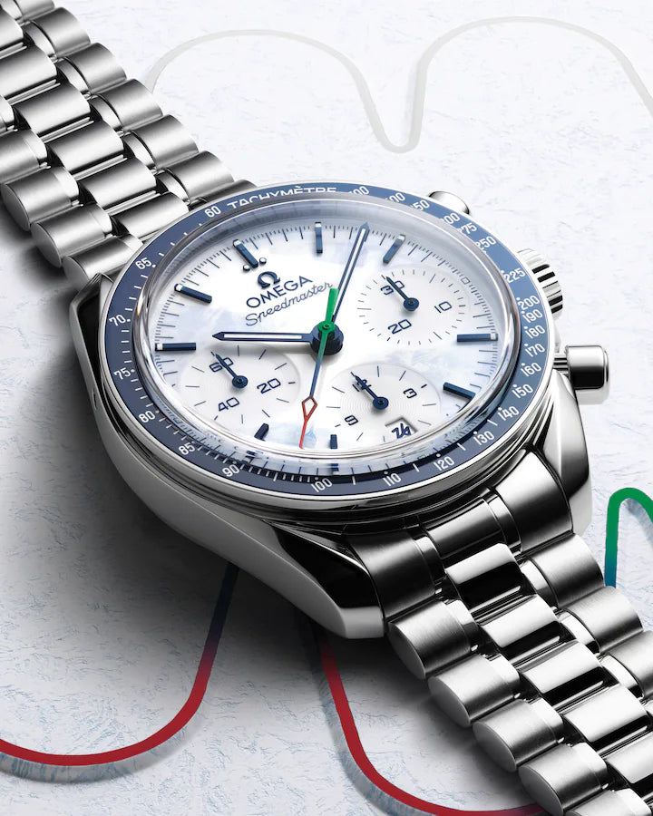 Relógio Omega Speedmaster 38 522.30.38.50.04.002 Milano Cortina 2026 Automático