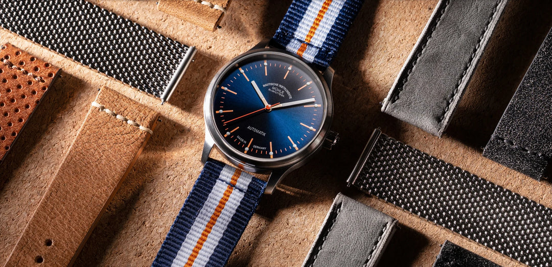 Relógio Mühle-Glashütte M1-40-72-NB-I Panova Blue