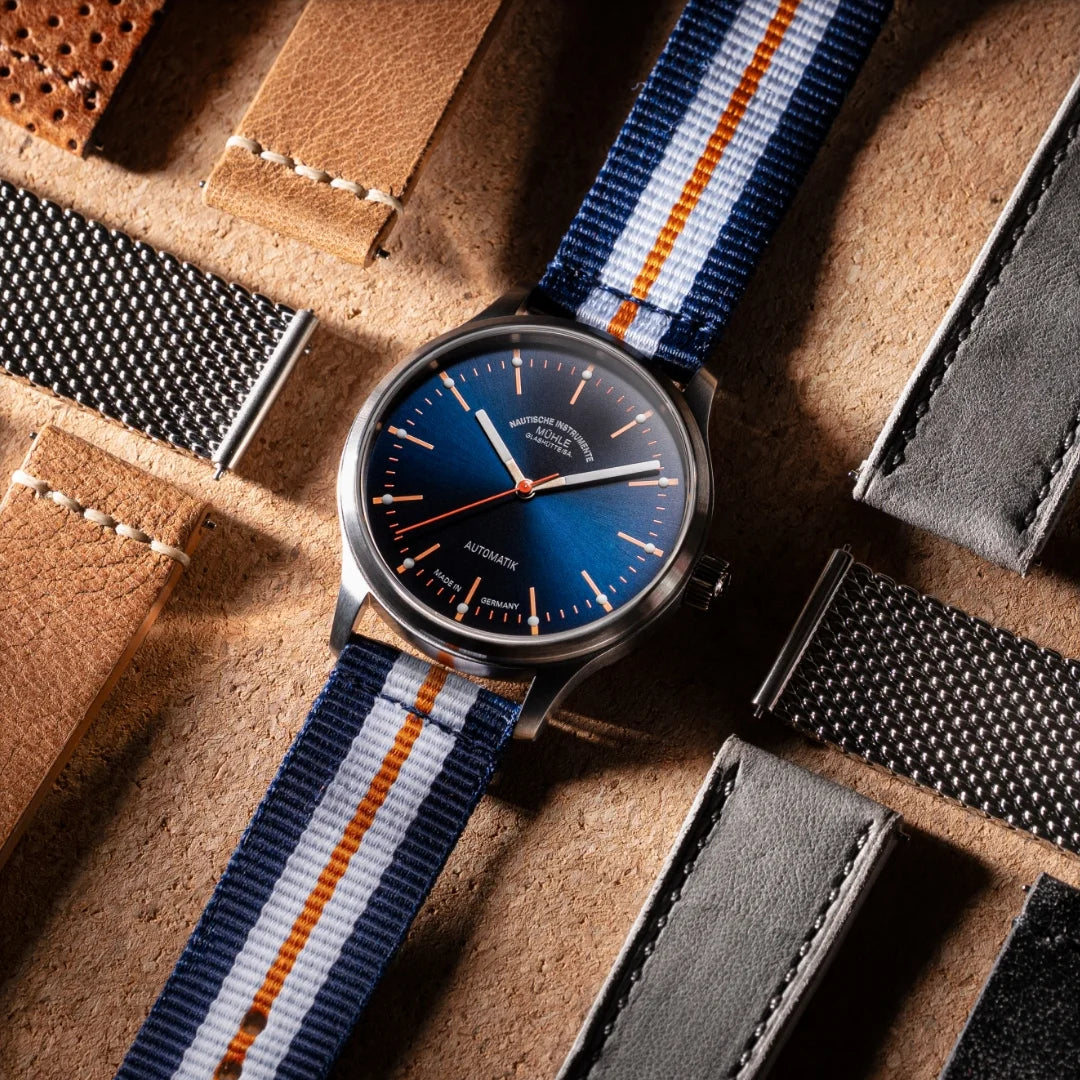 Relógio Mühle-Glashütte M1-40-72-LB-II Panova Blue