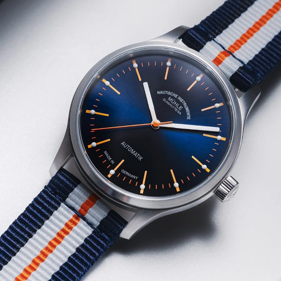 Relógio Mühle-Glashütte M1-40-72-NB-I Panova Blue