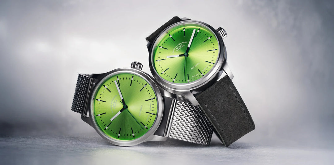 Relógio Mühle-Glashütte M1-40-76-1-LB-V Panova Lime Automático