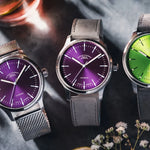 Carregue a imagem no visualizador da Galeria, Relógio Mühle-Glashütte M1-40-78-1-LB-III Panova Violet Automático
