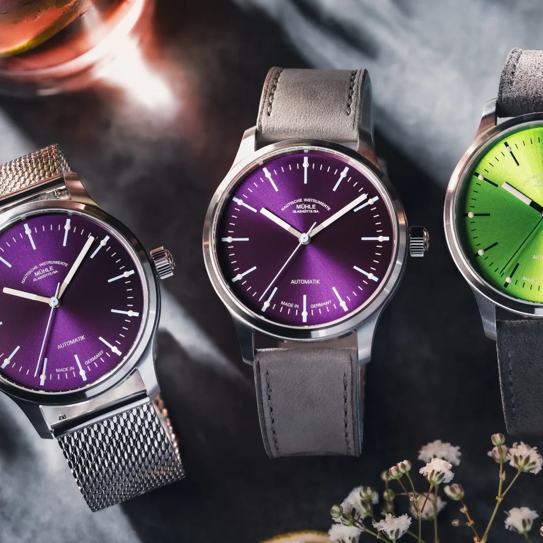 Relógio Mühle-Glashütte M1-40-78-1-LB-III Panova Violet Automático
