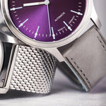 Carregue a imagem no visualizador da Galeria, Relógio Mühle-Glashütte M1-40-78-1-LB-III Panova Violet Automático
